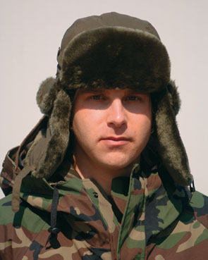 Piloten-Pelzm�tze MA1 oliv